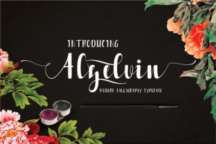 Alzelvin Font: Elevating Handmade Products & Printables
