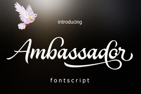 Ambassador Font: Handwritten Style for Digital Campaigns