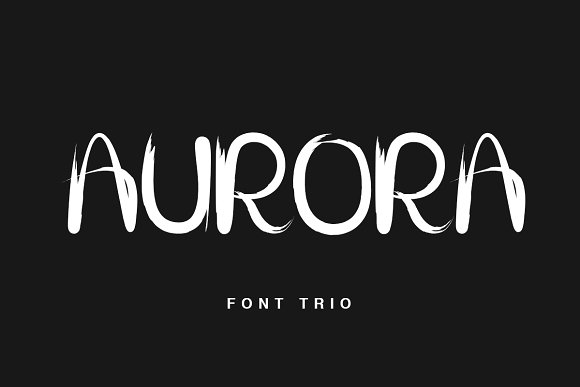 Aurora Font: A Script Typeface for Editorial Design