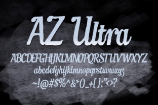 AZ Ultra Font Review for Web Design Layouts