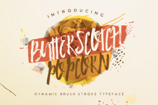 Butterscotch Popcorn Font for Scroll-Stopping Visuals