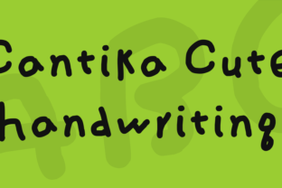 Cantika Cute Handwriting Font for Engaging Digital Content