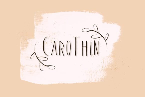 CaroThin Font Review: Classic Script for Campaigns