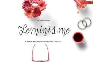 Feminisme Font Review: Modern Calligraphy for Branding
