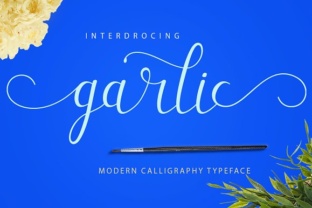 Garlic Font: Handwritten Script for Crafters