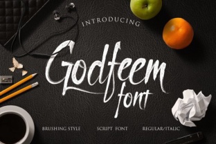 Godfeem Font Review: A Brush Script for Playful Branding