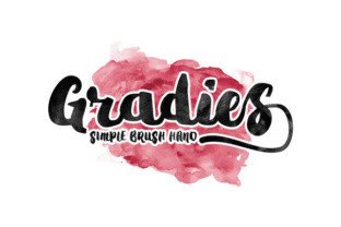 Gradies Font: Authentic Handlettering for Small Business Branding