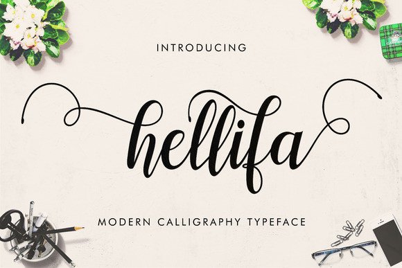 Hellifa Font Review: A Modern Script for Boutique Branding