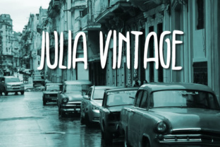 Julia Vintage Font: Elevating Handmade Labels & Decor