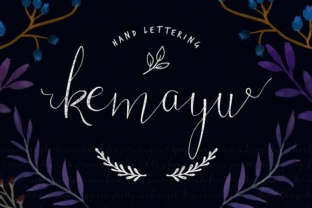 Kemayu Font: Elegant Hand Lettering for Editorial Design