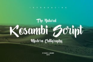 Kosambi Font: A Slick Script for Editorial Design