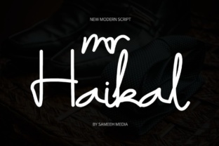 Mr Haikal Font: Modern Script for Editorial Design