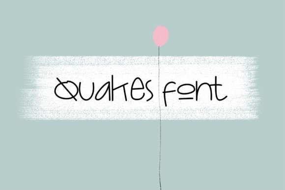 Quakes Font: Adding Playful Charm to Handmade Labels