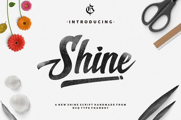 Shine Font Review: Bold Script for Campaign Visuals