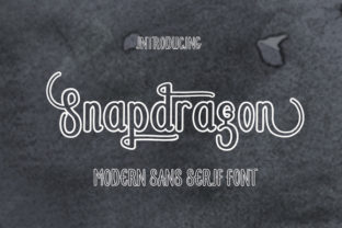 Snapdragon Font: A Sans Serif Duo for Modern Campaigns