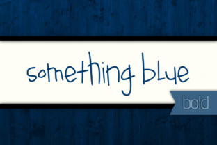 Something Blue Bold Font for Authentic Business Branding