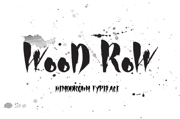 Wood Row Font: Authentic Handwritten Style for Campaigns